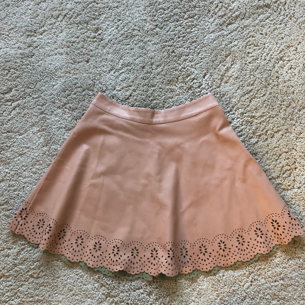 2/$12 Forever 21 faux leather skater skirt